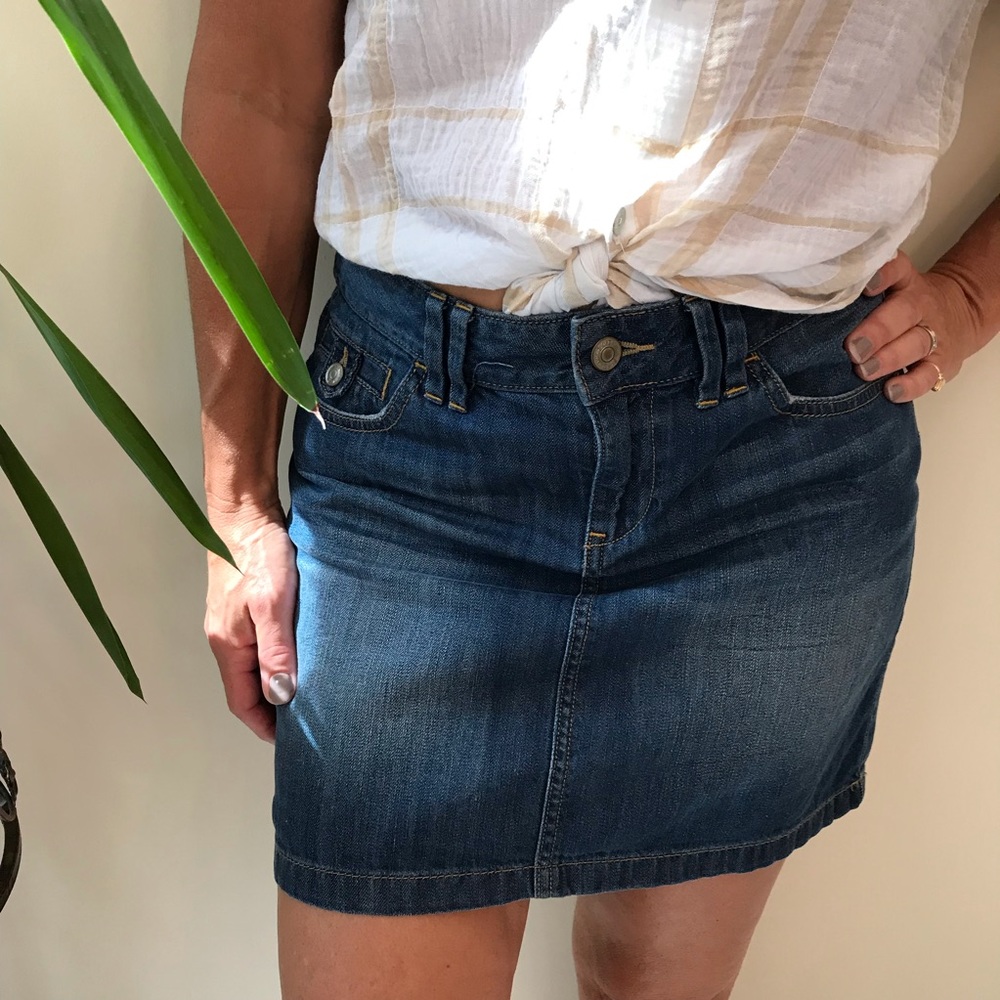 Loft Denim Skirt—Size 2